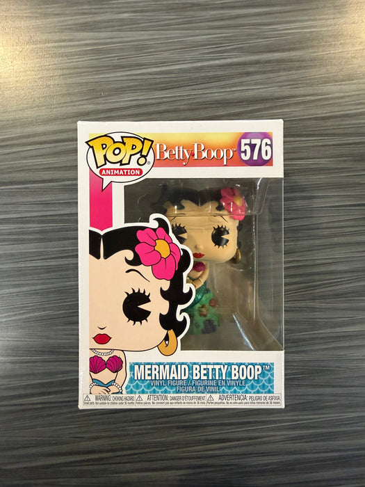 Funko POP! Animation: Betty Boop - Mermaid Betty Boop (Damaged Box*) #576