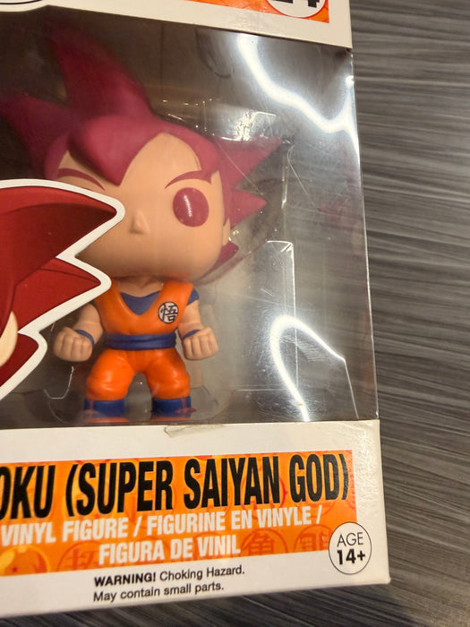 Funko POP! Animation: Dragon Ball Z - Goku [Super Saiyan God](Damaged Box) #24