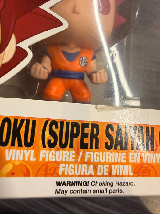 Funko POP! Animation: Dragon Ball Z - Goku [Super Saiyan God](Damaged Box) #24