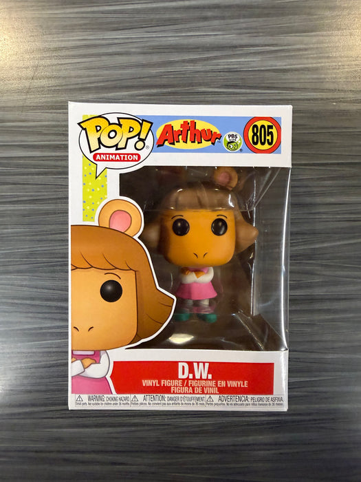 Funko POP! Animation: Arthur - D.W. (Damaged Box*) #805