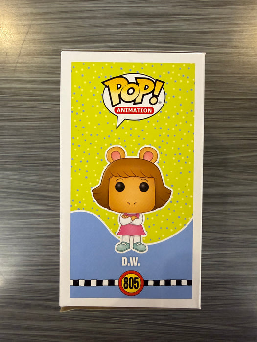 Funko POP! Animation: Arthur - D.W. (Damaged Box*) #805
