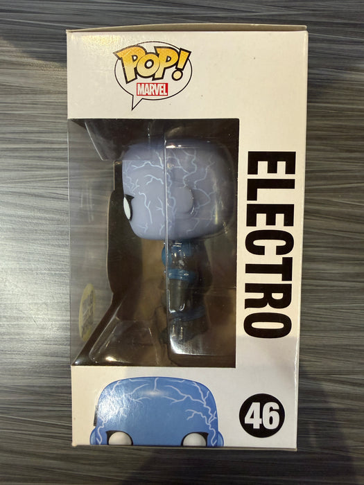Funko POP! Marvel: The Amazing Spiderman 2 - Electro (GiTD)(Damaged Box)[C] #46