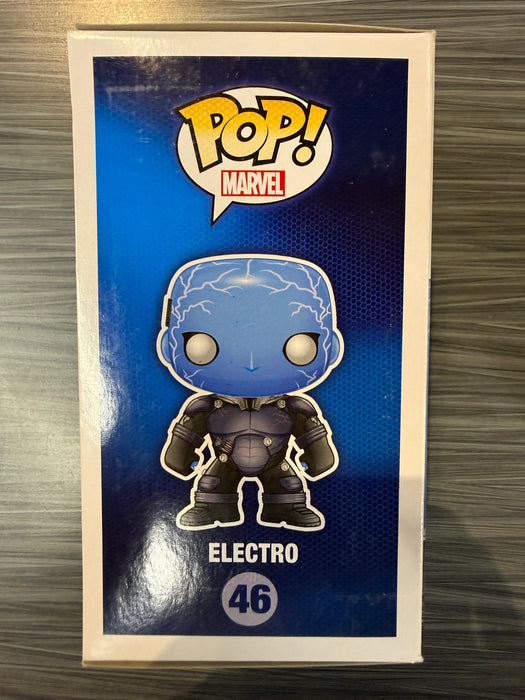 Funko POP! Marvel: The Amazing Spiderman 2 - Electro (GiTD)(Damaged Box)[C] #46