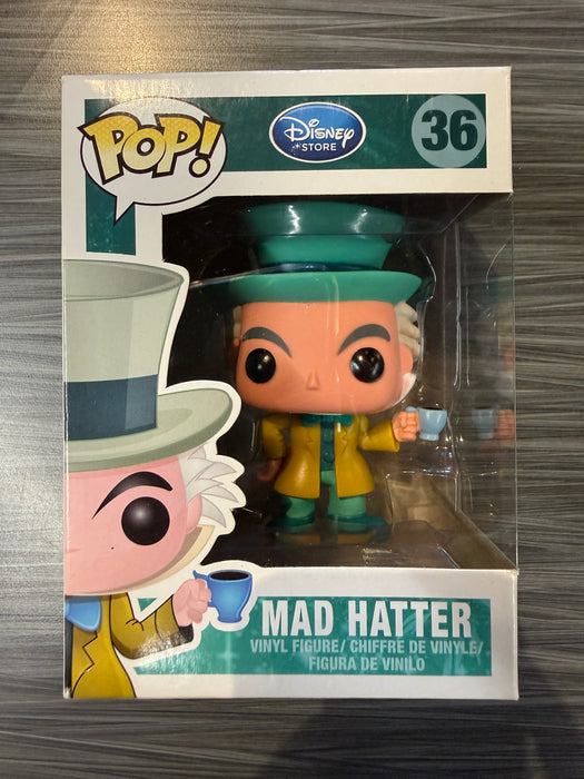 Funko POP! Disney Store: Mad Hatter (Damaged Box) #36