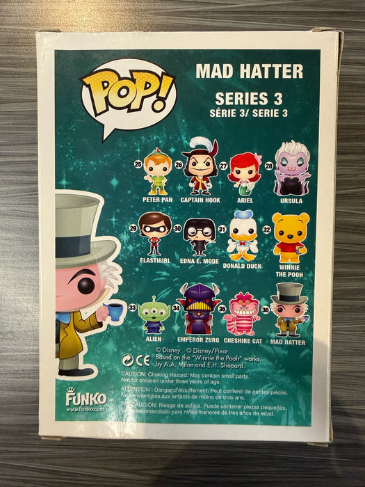 Funko POP! Disney Store: Mad Hatter (Damaged Box) #36