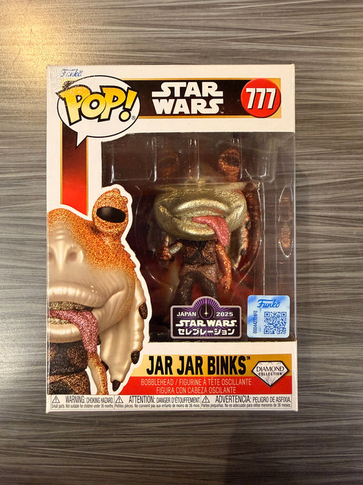 Funko POP! Star Wars: Jar Jar Binks (2025 Japan Star Wars Celebration)(Diamond)(Damaged Box)[A] #777