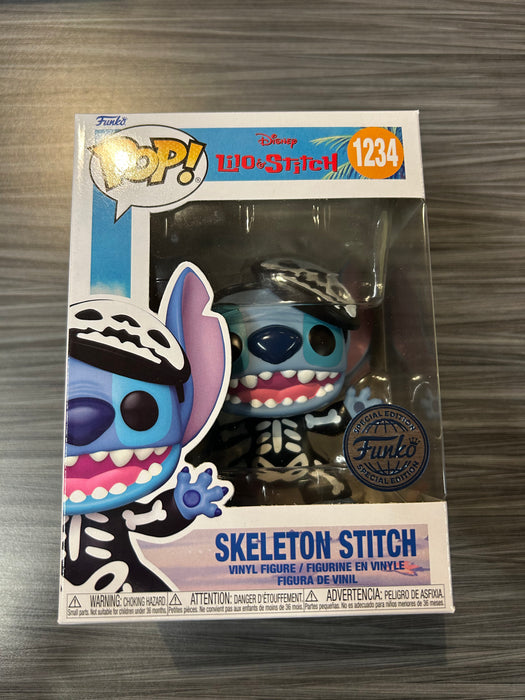 Funko POP! Disney: Lilo & Stitch - Skeleton Stitch (New Special Edition Sticker) #1234