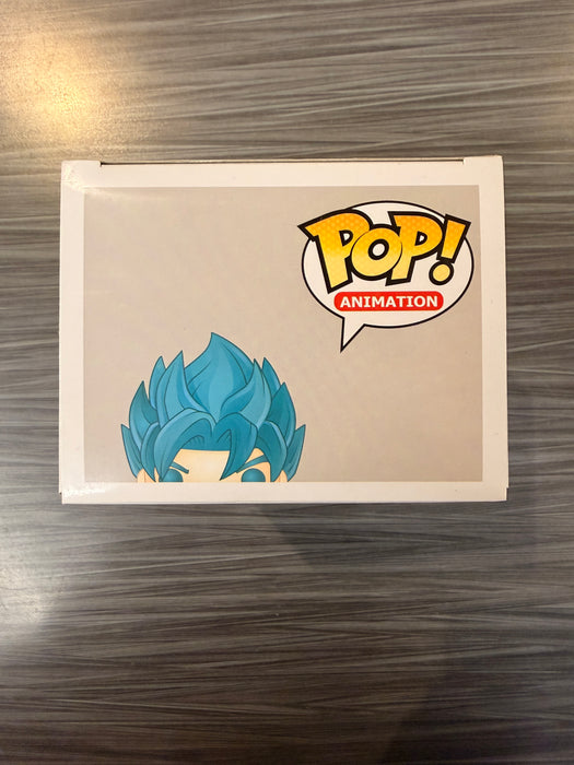 Funko POP! Animation: Dragon Ball Z - Super Saiyan God Super Saiyan Goku (Hot Topic)(Signed/Sean Schemmel/JSA)(Damaged Box) #121