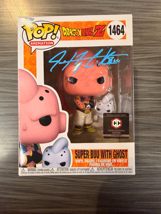 Funko POP! Animation: DragonBall Z - Super Buu w/ Ghost (Chalice Collectibles)(Signed/Justin Cook/PSA) #1464