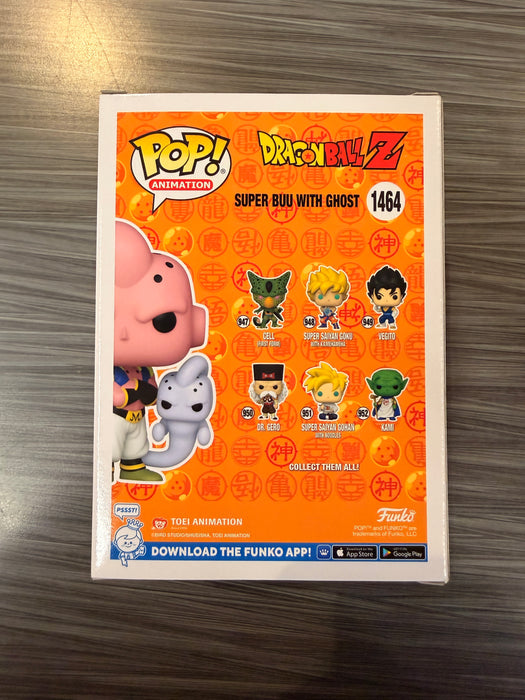 Funko POP! Animation: DragonBall Z - Super Buu w/ Ghost (Chalice Collectibles)(Signed/Justin Cook/PSA) #1464