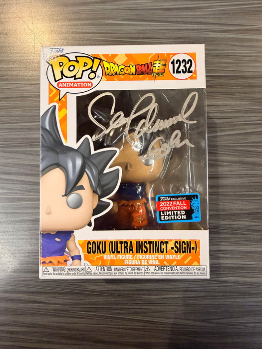 Funko POP! Animation: Dragonball Z - Goku [Ultra Instinct -Sign-](2022 Fall Convention)(Signed/Sean Schemmel/PSA) #1232