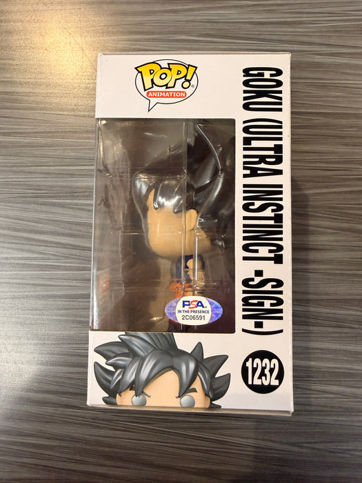 Funko POP! Animation: Dragonball Z - Goku [Ultra Instinct -Sign-](2022 Fall Convention)(Signed/Sean Schemmel/PSA) #1232