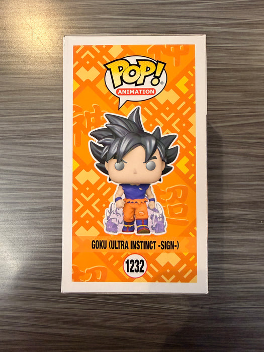 Funko POP! Animation: Dragonball Z - Goku [Ultra Instinct -Sign-](2022 Fall Convention)(Signed/Sean Schemmel/PSA) #1232