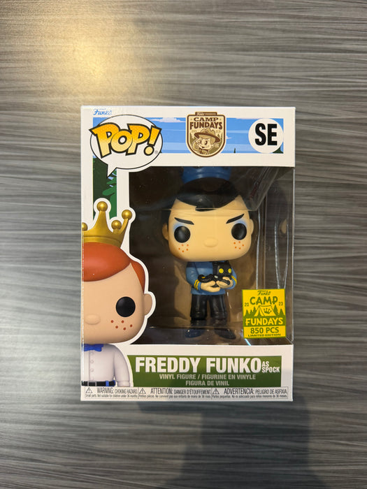 Funko POP! Camp Fundays: Freddy Funko As Spock (2023 Camp Fundays)(850 PCS)(Damaged Box) #SE