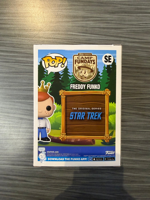 Funko POP! Camp Fundays: Freddy Funko As Spock (2023 Camp Fundays)(850 PCS)(Damaged Box) #SE