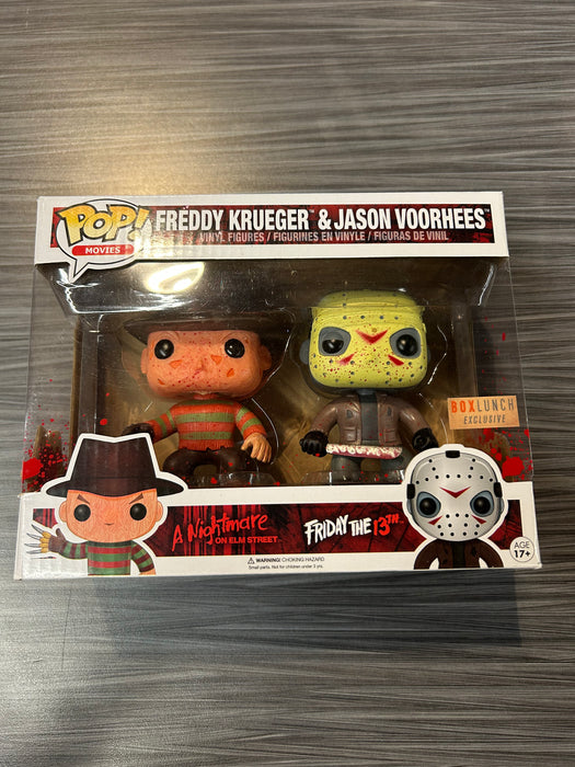 Funko POP! Movies: Freddy Krueger & Jason Voorhees (Box Lunch)(Damaged Box) 2 Pack