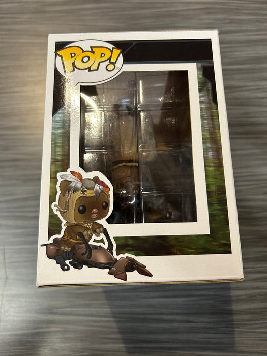 Funko POP! Star Wars: Ewok w/ Speeder Bike (Funko)(Damaged Box) #258