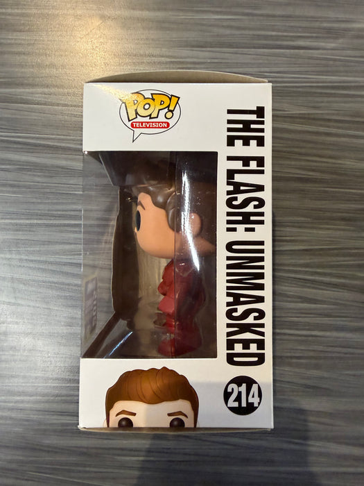Funko POP! Television: Flash - The Flash Unmasked (2015 Summer Convention)(Damaged Box) #214