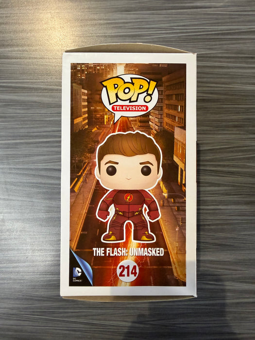 Funko POP! Television: Flash - The Flash Unmasked (2015 Summer Convention)(Damaged Box) #214