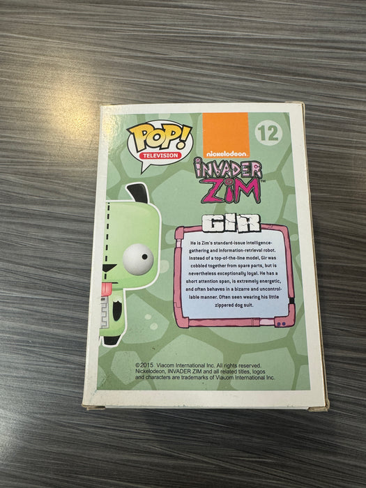 Funko POP! Television: Invader Zim - Gir (GiTD)(Hot Topic)(Damaged Box) #12