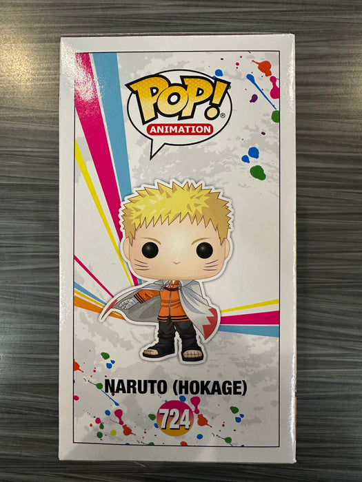 Funko POP! Animation: Boruto: Naruto Next Generations - Naruto Hokage (AAA Exclusive)(GiTD)(CHASE)(Damaged Box) [B] #724