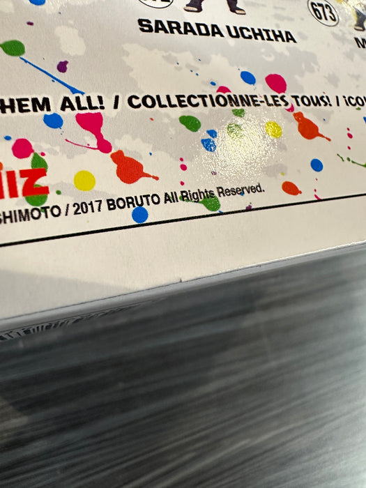 Funko POP! Animation: Boruto: Naruto Next Generations - Naruto Hokage (AAA Exclusive)(GiTD)(CHASE)(Damaged Box) [B] #724