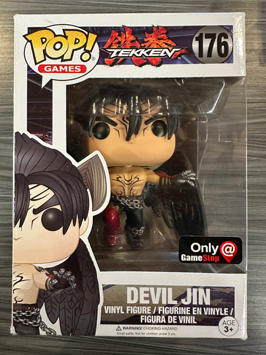 Funko POP! Games: Tekken - Devil Jin (GameStop)(Damaged Box)[A] #176