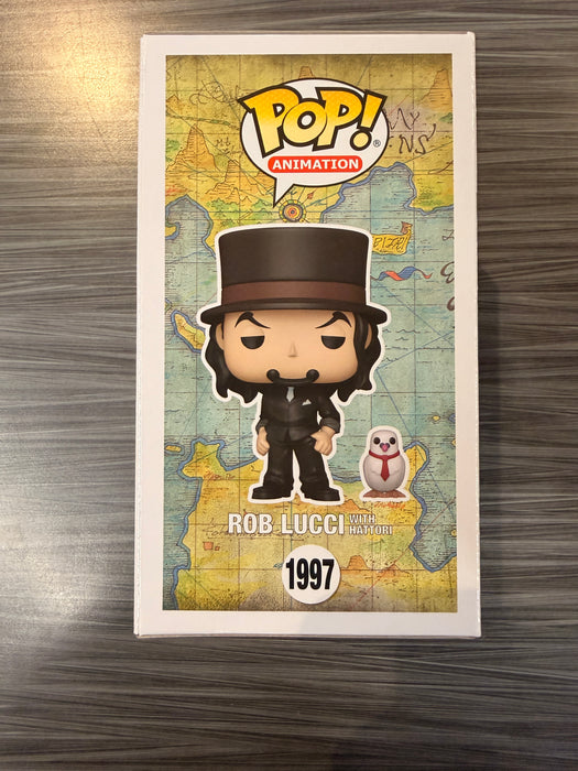 Funko POP! Animation: One Piece - Rob Lucci w/ Hattori (Funko Sticker/Toy Temple)(CHASE)(Damaged Box)[A] #1997