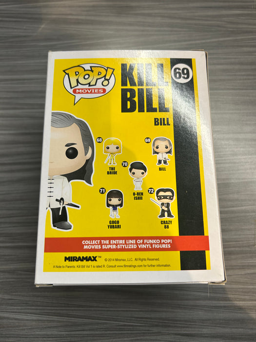 Funko POP! Movies: Kill Bill - Bill (Damaged Box) #69
