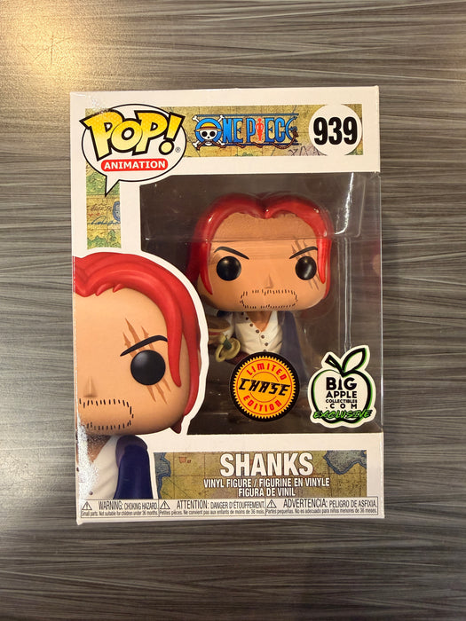Funko POP! Animation: One Piece - Shanks (Big Apple)(CHASE)(Damaged Box)[C] #939