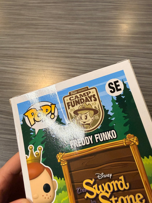 Funko POP! Camp Fundays: Freddy Funko As Merlin (Diamond)(2023 Camp Fundays)(500PCS)(Damaged Box) #SE