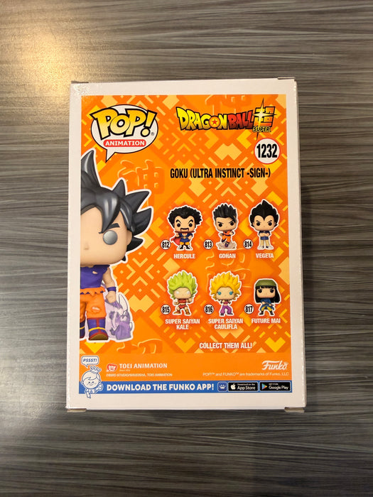 Funko POP! Animation: Dragonball Z - Goku [Ultra Instinct -Sign-](2022 NYCC)(Damaged Box) #1232