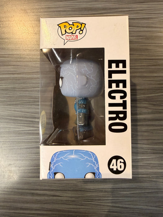 Funko POP! Marvel: The Amazing Spiderman 2 - Electro (GiTD)(Damaged Box)[B] #46