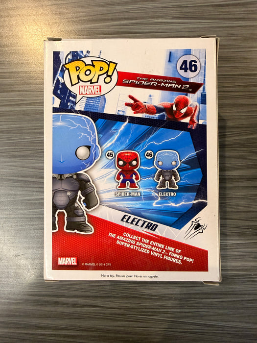 Funko POP! Marvel: The Amazing Spiderman 2 - Electro (GiTD)(Damaged Box)[B] #46