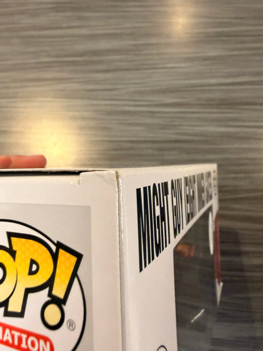 Funko POP! Animation: Naruto Shippuden - Might Guy [Eight Inner Gates] (GiTD)(Chalice)(Signed/Skip Stellrecht/JSA)(Damaged Box) #824