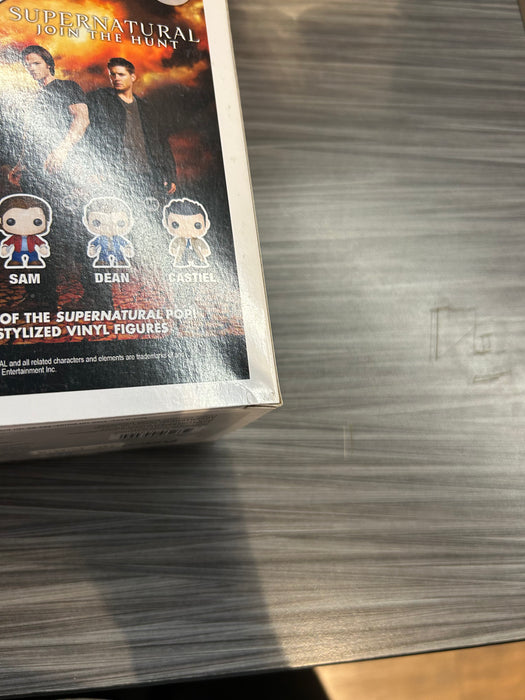 Funko POP! Television: Supernatural - Sam (Missing Sticker)(Bloody Metallic)(Damaged Box) #93
