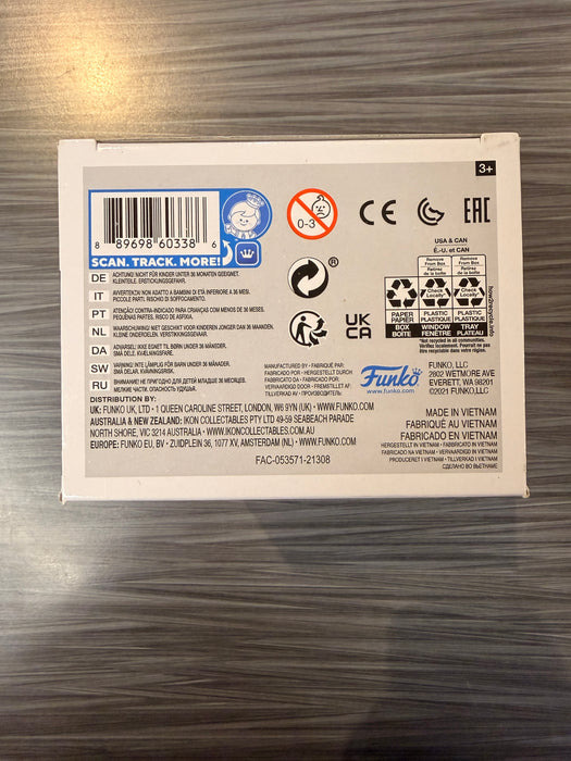 Funko POP! Marvel: What If...? - Infinity Ultron (GameStop)(Signed/Ross Marquand/JSA)(Damaged Box) #977