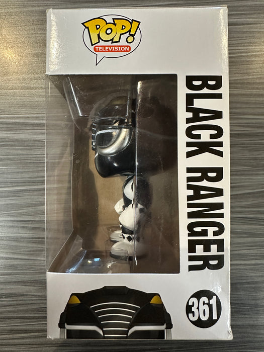 Funko POP! Television: Power Rangers - Black Ranger (Damaged Box)  #361