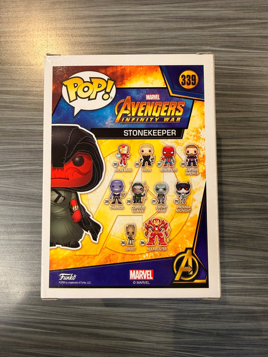 Funko POP! Avengers Infinity War - StoneKeeper (Funko)(Signed/Ross Marquad/JSA) #339