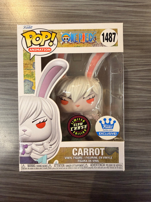 Funko POP! One Piece - Carrot (GiTD)(CHASE)(Funko)(Damaged Box) #1487