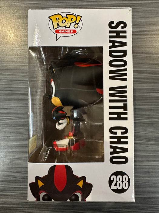 Funko POP! Games: Sonic The Hedgehog - Shadow with Chao (Hot Topic)(Damaged Box) #288