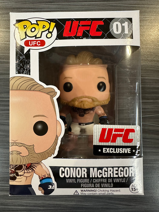 Funko POP! UFC : Conor McGregor(UFC)[White Shorts](Damaged Box)[B] #01