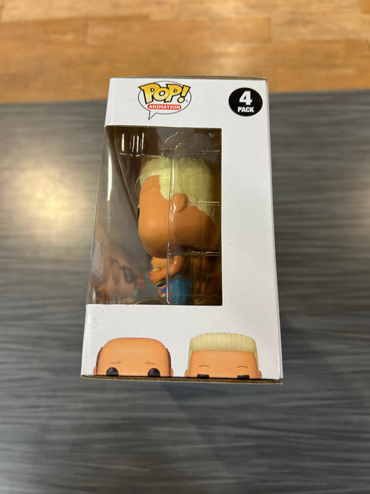 Funko POP! Animation: King of The Hill - Dale Gribble/ Hank Hill/ Bill Dauterive/ Boomhauer (Funko Sticker/Gamestop)(Damaged Box)[4 Pack]