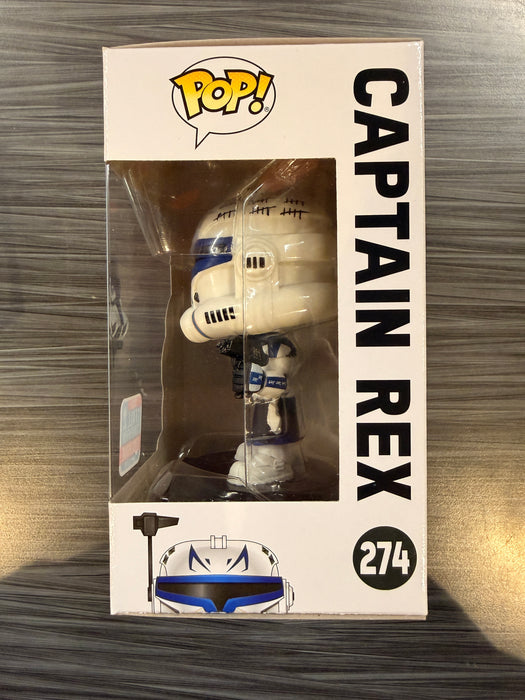 Funko POP! Star Wars: Captain Rex (2018 Fall Convention)(Damaged Box)[B] #274