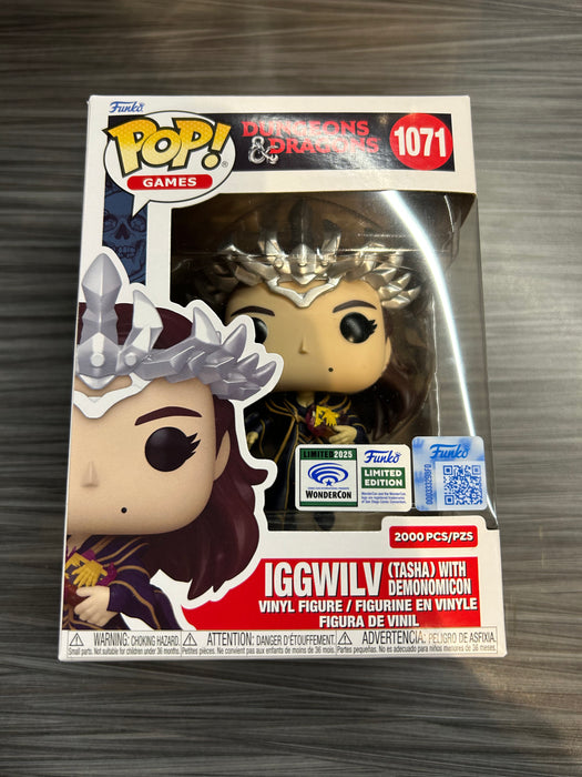 Funko POP! Games: Dungeons & Dragons - Iggwilv Tahsa with Demonomicon (2000 Pcs)(Funko Sticker/2025 Wondercon)(Damaged Box) #1071
