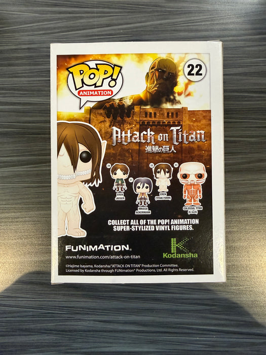 Funko POP! Animation: Attack On Titan - Eren [Titan Form][3 Languages] (Hot Topic)(Damaged Box) #22