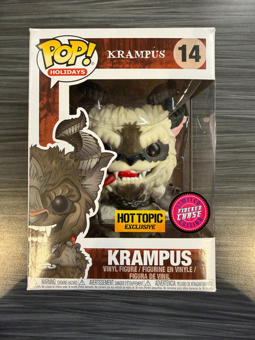 Funko POP! Holiday: Krampus (Hot Topic)(Flocked)(CHASE)(Damaged Box) #14