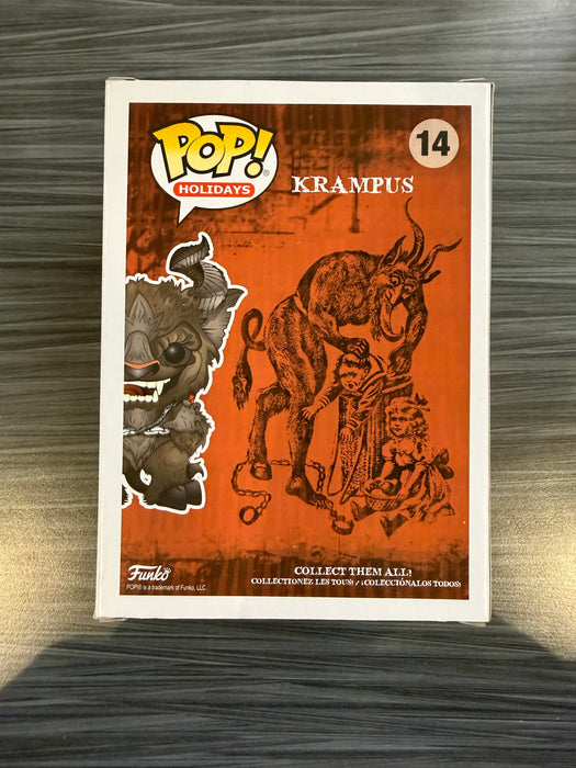 Funko POP! Holiday: Krampus (Hot Topic)(Flocked)(CHASE)(Damaged Box) #14