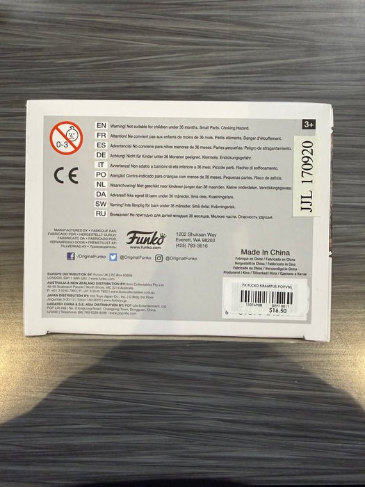 Funko POP! Holiday: Krampus (Hot Topic)(Flocked)(CHASE)(Damaged Box) #14