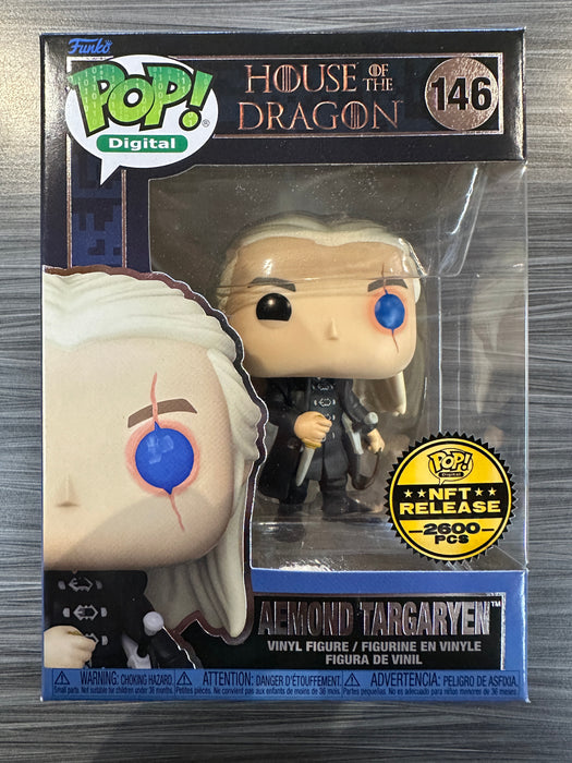 Funko POP! Digital: House of The Dragon - Aemond Targaryen (NFT 2600 Pcs)(Damaged Box) #146